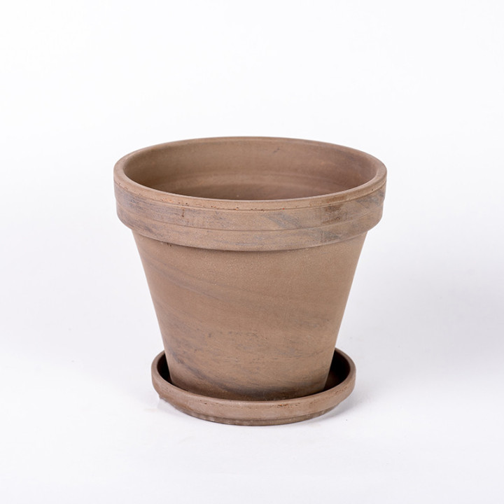 Donica gliniana basalt | 22 cm