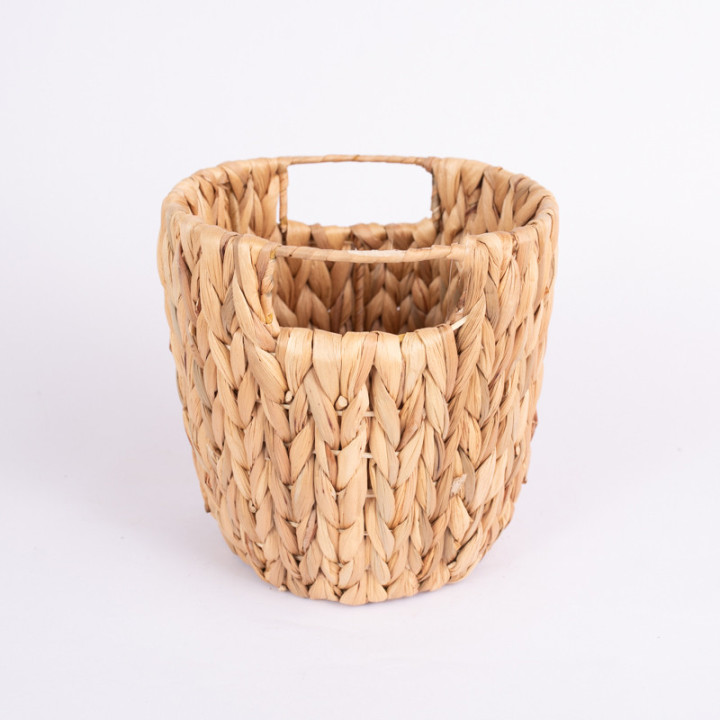 Kosz pleciony Natural z uchwytem |  18 cm