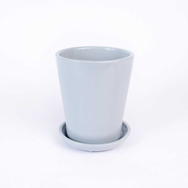 Donica "Irma" szary połysk...