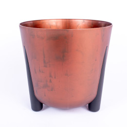 Plastikowa Miedziana osłonka na nóżkach | 28 cm