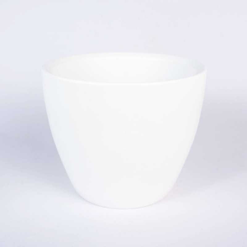 Osłonka bowl biały mat | 17 cm