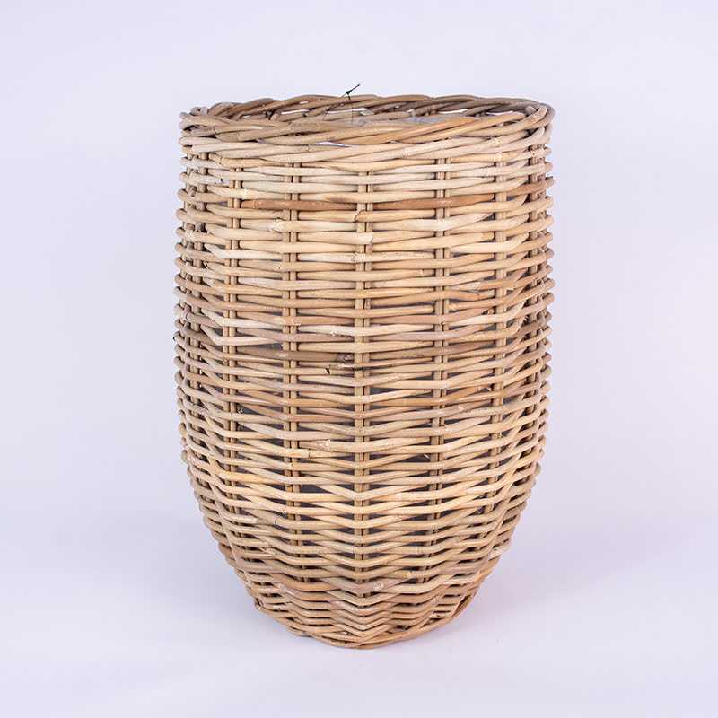 Kosz ratanowy wysoki | Mały