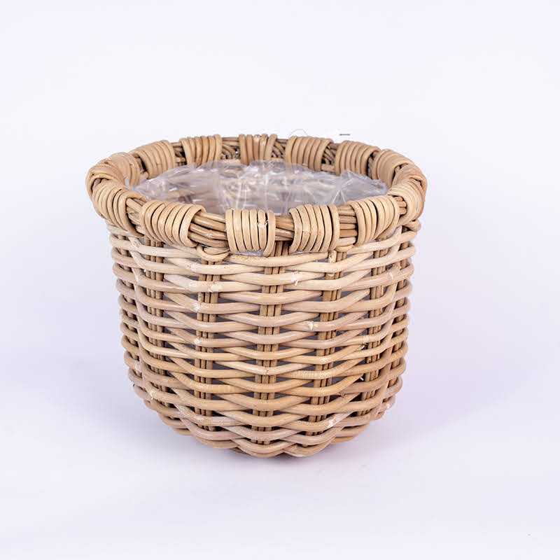 Kosz ratanowy okrągły | Mały