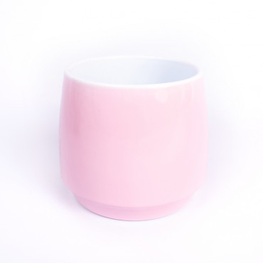 Osłonka ceramiczna różowy Lazur | 12 cm