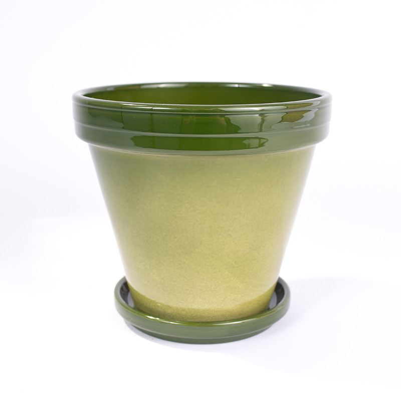 Donica szkliwiona zielona |...