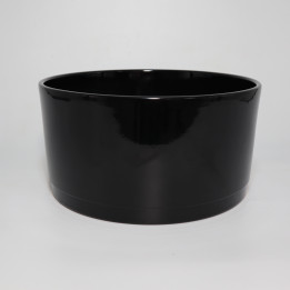 Osłonka misa ceramiczna czarna 26 cm | Tomaszewski
