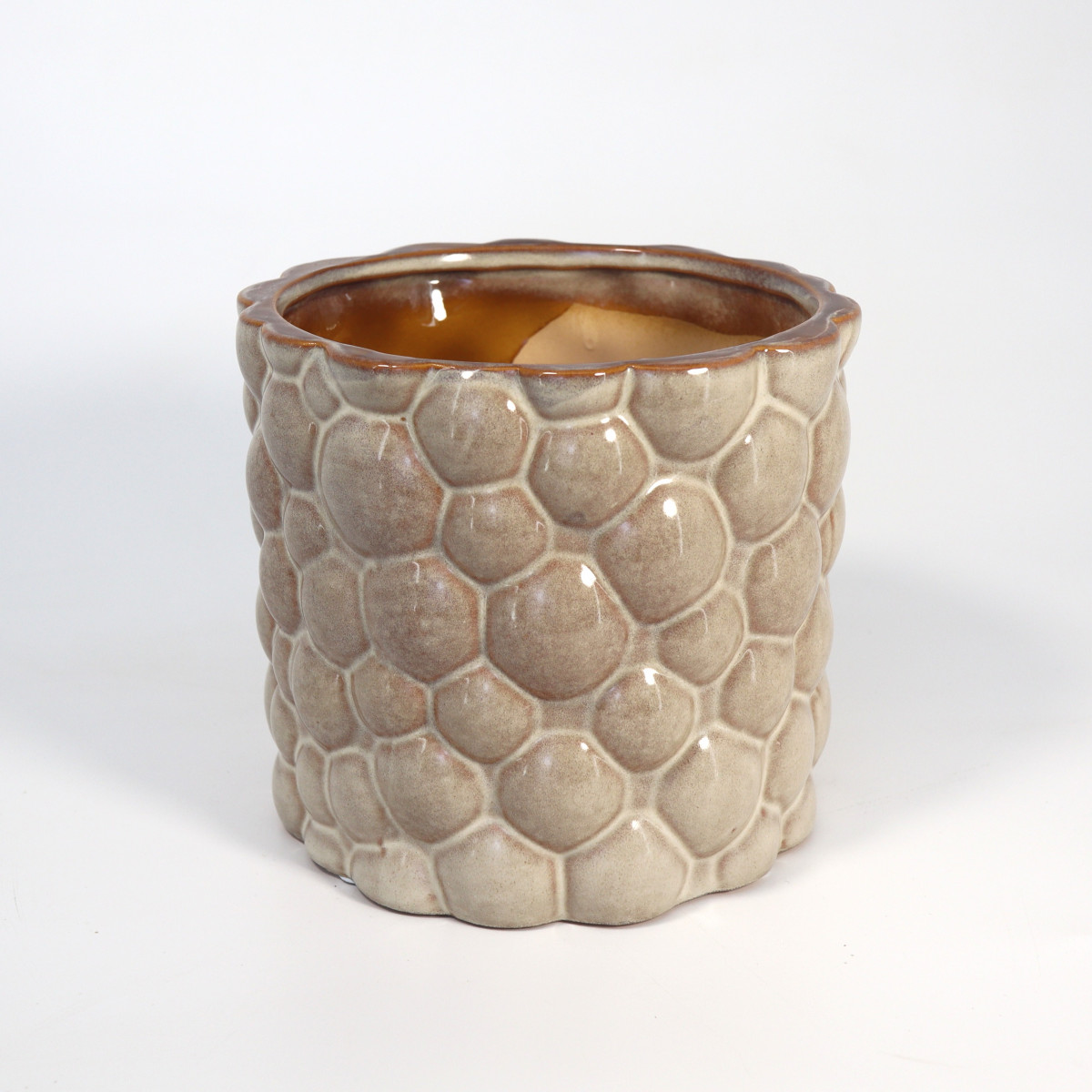 Osłonka ceramiczna beżowa o...