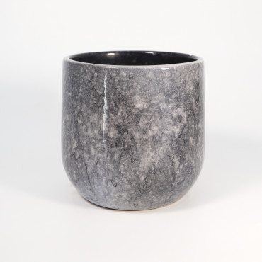 Osłonka ceramiczna Hugo granit | 16 cm