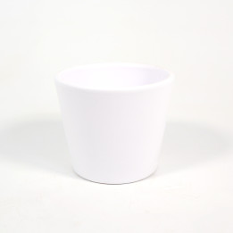 Osłonka Alba biała matowa ⌀7 cm | Tomaszewski