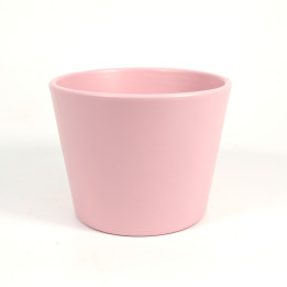 Osłonka Simple różowa mat ⌀12 cm | Tomaszewski