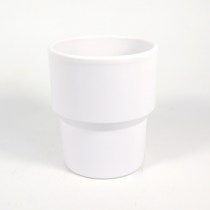 Osłonka ceramiczna Halo | Biała mat ⌀10 cm | Tomaszewski