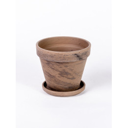 Donica gliniana basalt | 14 cm