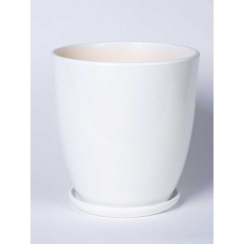 Klasik Wysoki Biały połysk | Łukasz | 14 cm