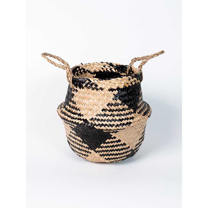 Koszyk z trawy morskiej z uchwytem