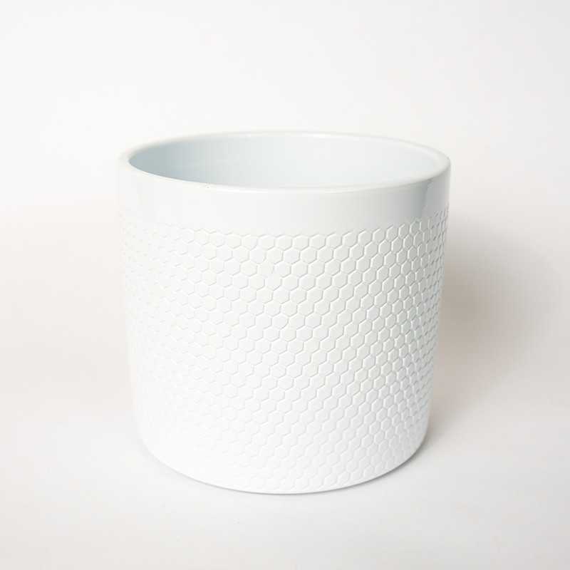 Osłonka walec biały połysk...